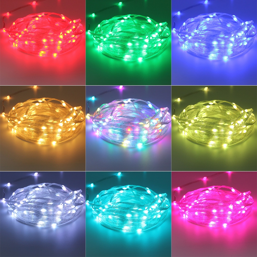 Ltg Gee Smart Fairy Led String Lights Rgbic Ws B Usb Rainbow String