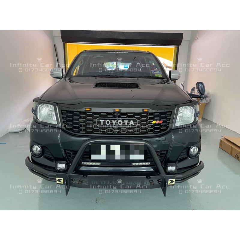 Toyota Hilux Vigo Champ Led Front Grill Shopee Malaysia