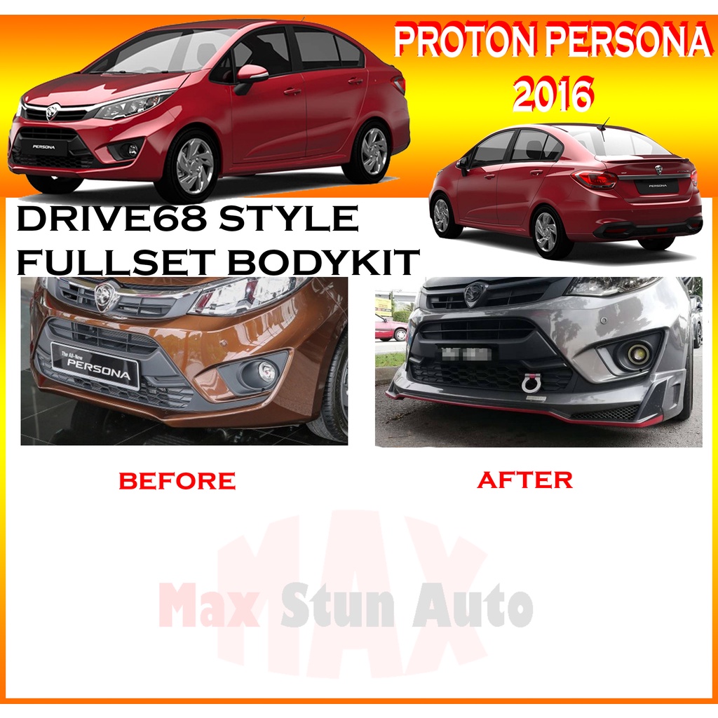 Proton Persona Vvt Drive Style Fullset Bodykit D Pu