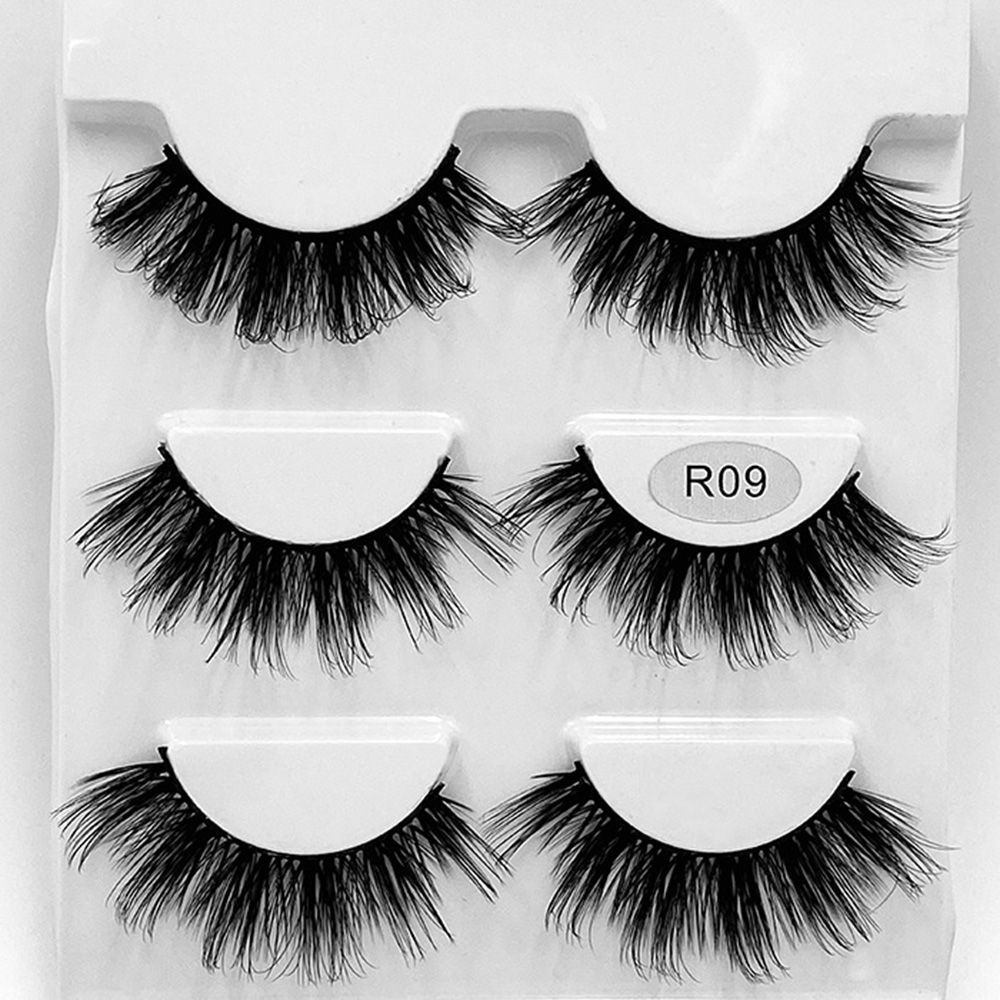 Eutus Skonhed Pairs Women Beauty False Eyelashes Long Natural