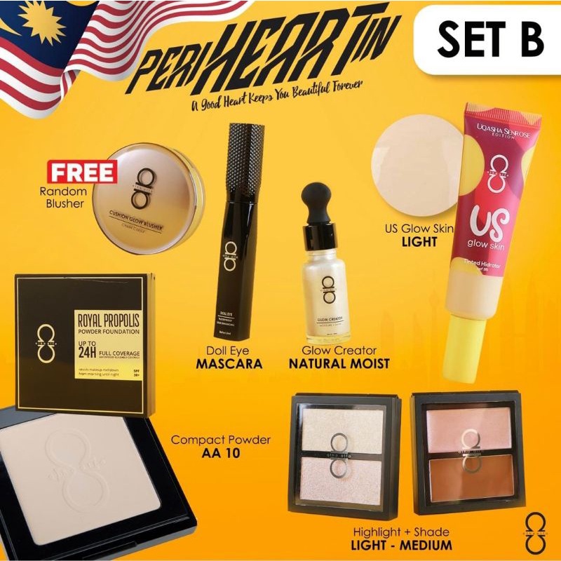 Combo Alha Alfa Set Priheartin Merdeka Shopee Malaysia