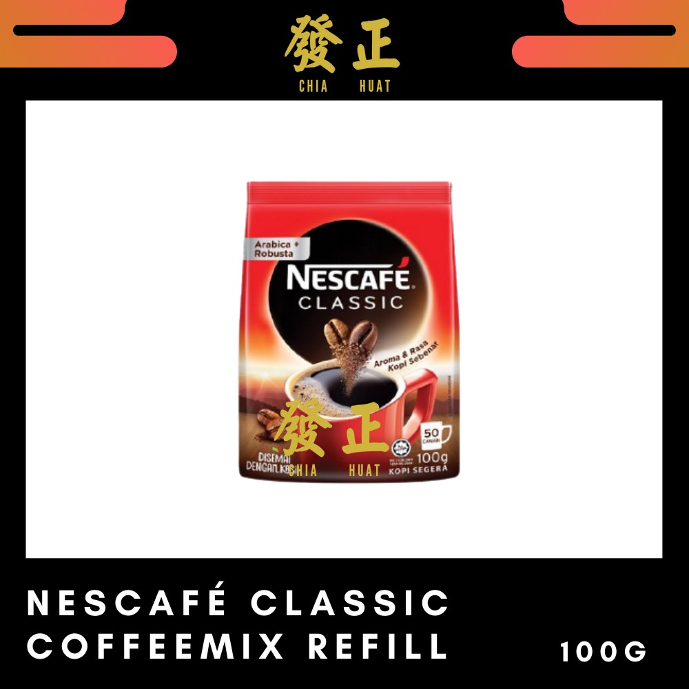 Nescafé Nescafe Classic Coffeemix Refill Series 100g 200g 300g Shopee