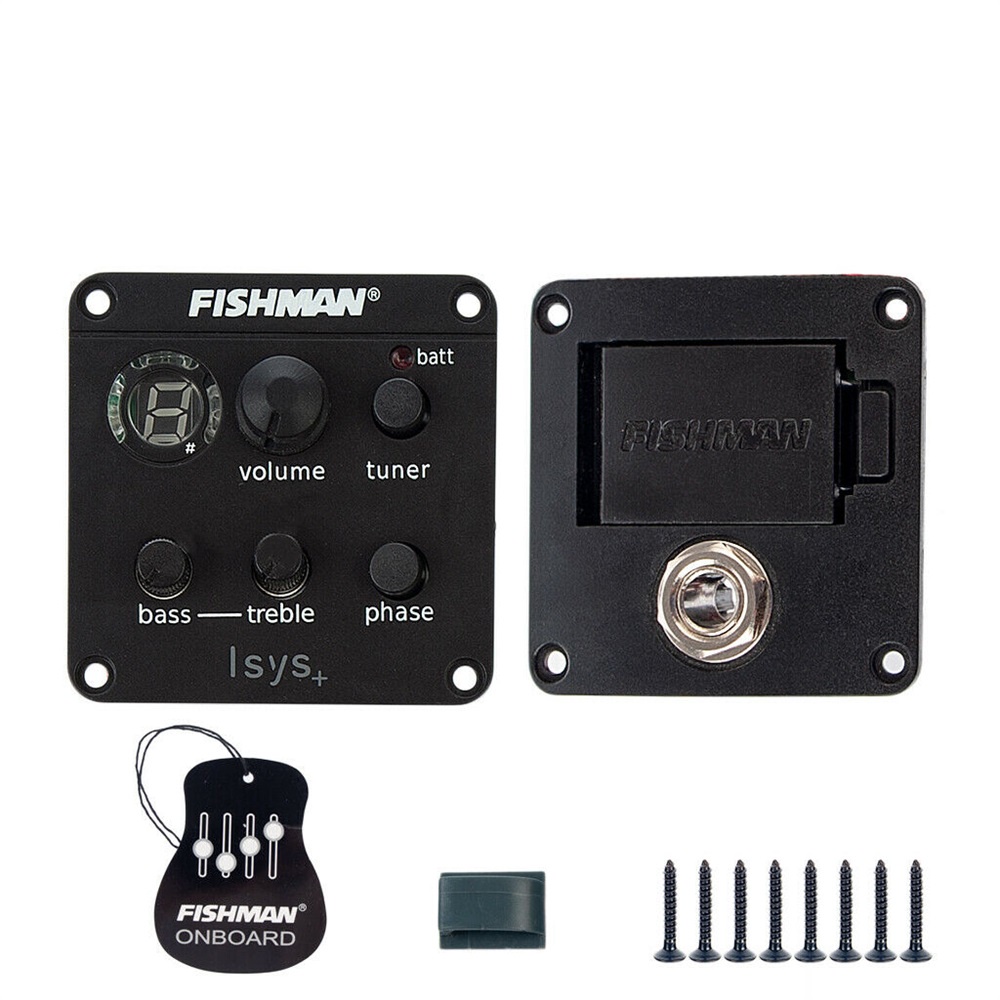 Fishman Isys Acoustic Guitar Pickup Piezo Onboard Preamps EQ Tuner