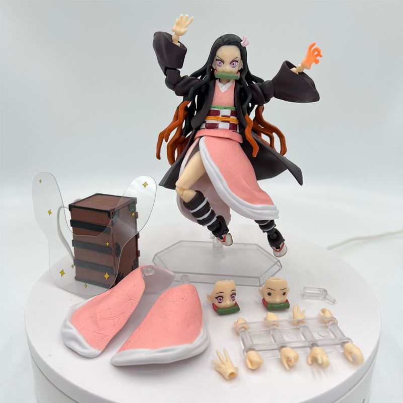 Figma DX Nezuko Tanjiro Kamado Demon Slayer Kimetsu No Yaiba Figure