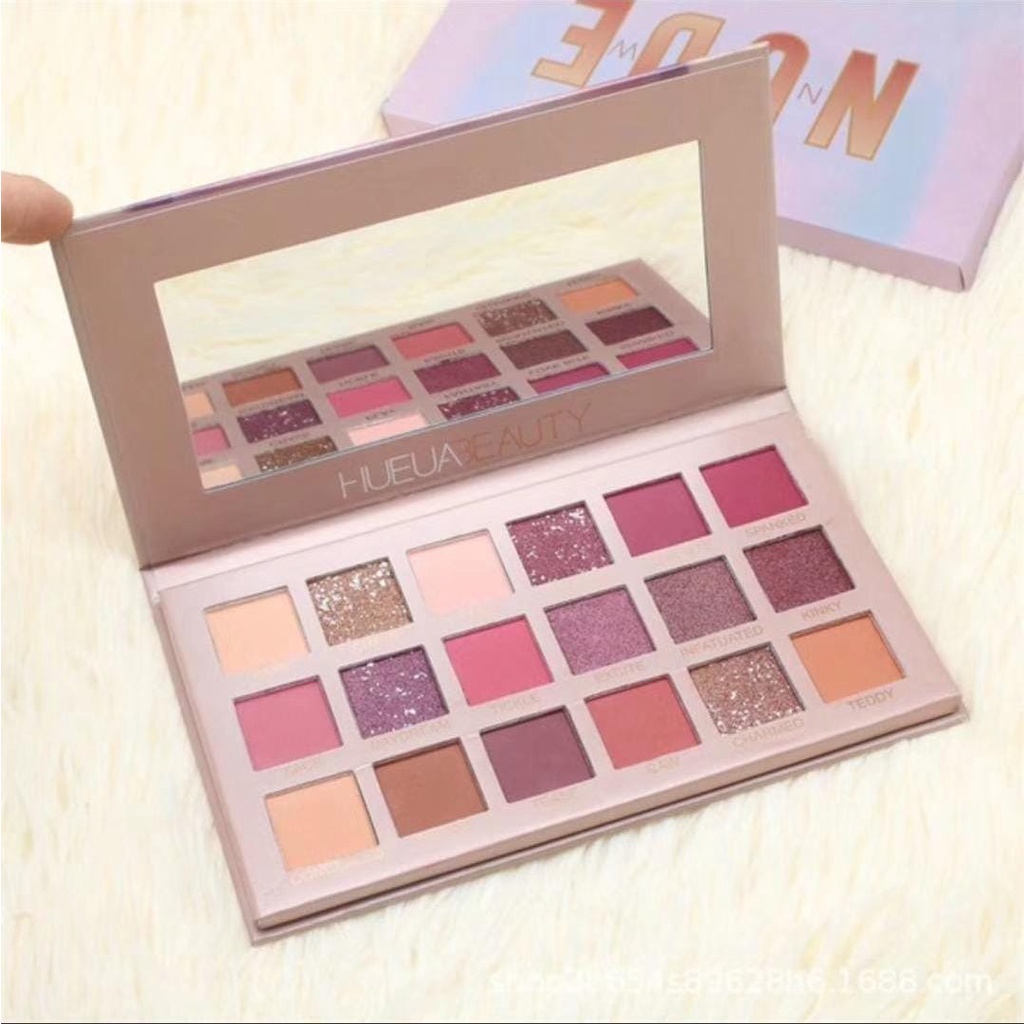 HUD BEAUTY Nude Eye Shadow Palette 18 Color Eyeshadow Matte Powder