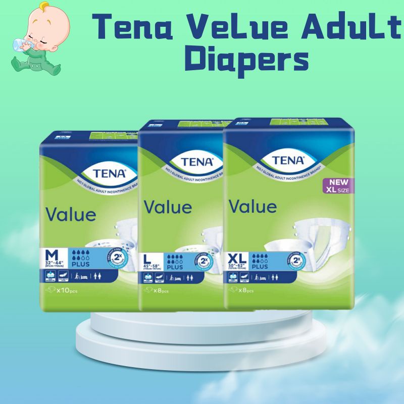 Tena Value Adult Diapers M L Xl Shopee Malaysia