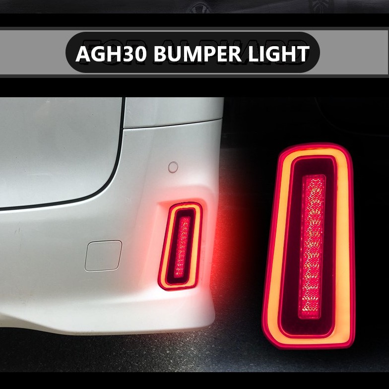 Toyota Alphard Vellfire Agh Led Rear Bumper Reflector Brake