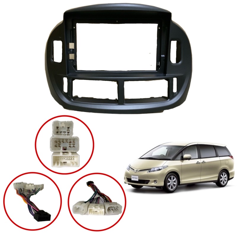 9 10 Inch Android Player Casing Toyota Estima ACR30 2000 2001 2002