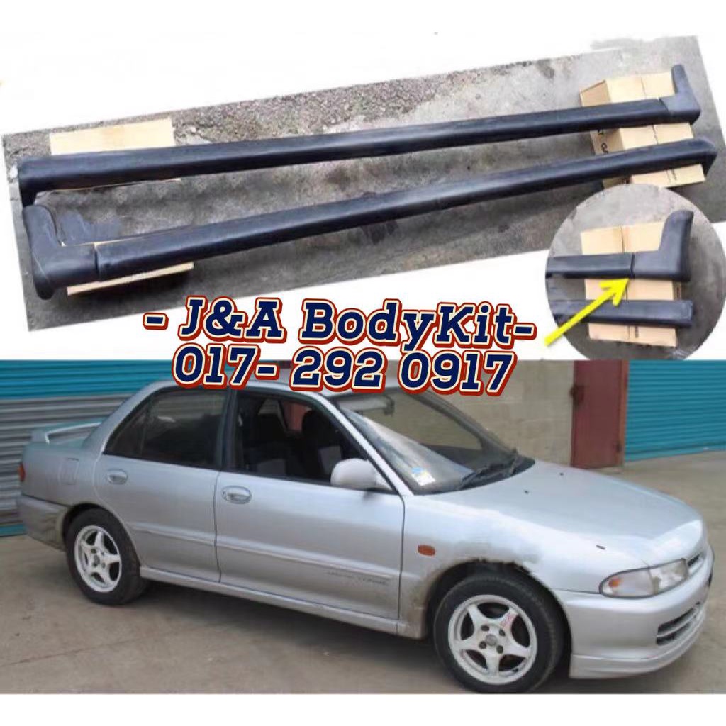 Proton Wira Saloon Sedan Aeroback Lancer Gsr Side Door Lower Skirt