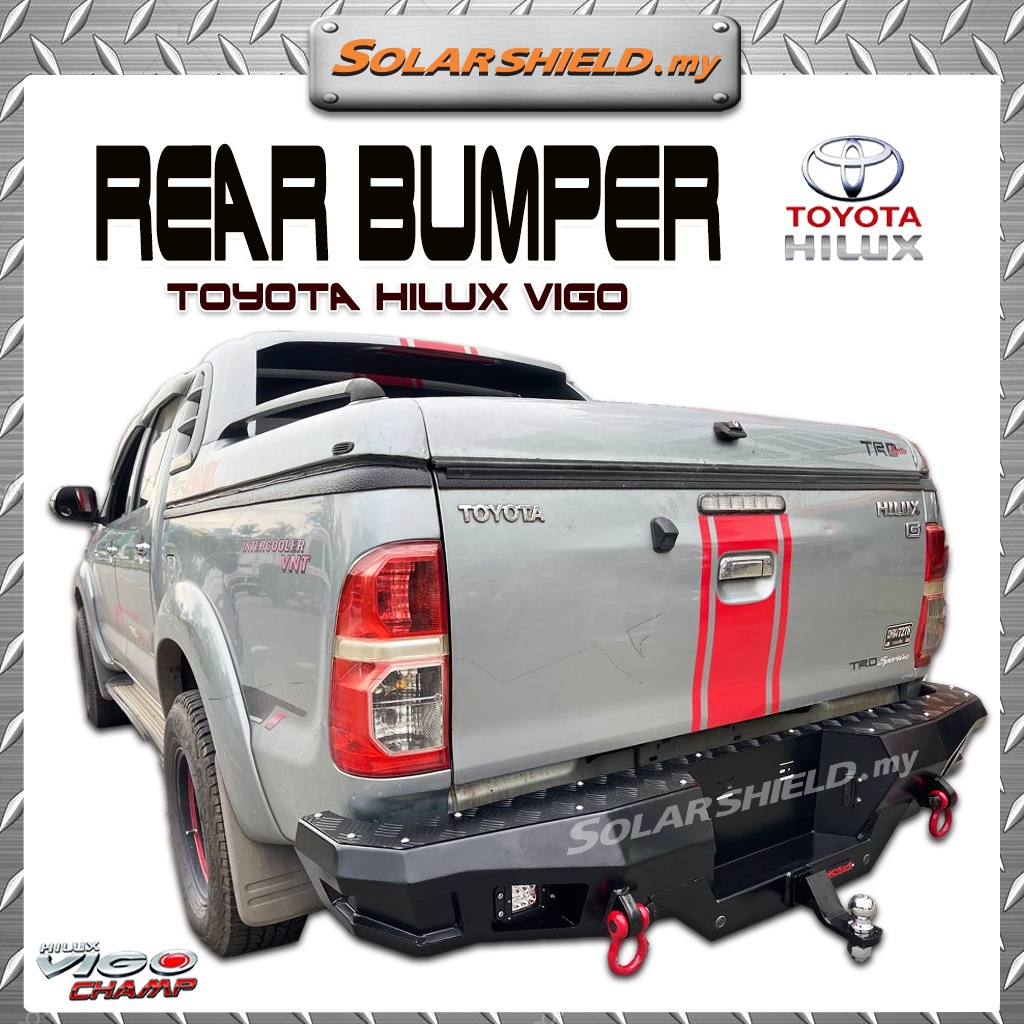 Toyota Hilux Vigo Rear Bumper 4X4 Rear Bumper Shopee Malaysia