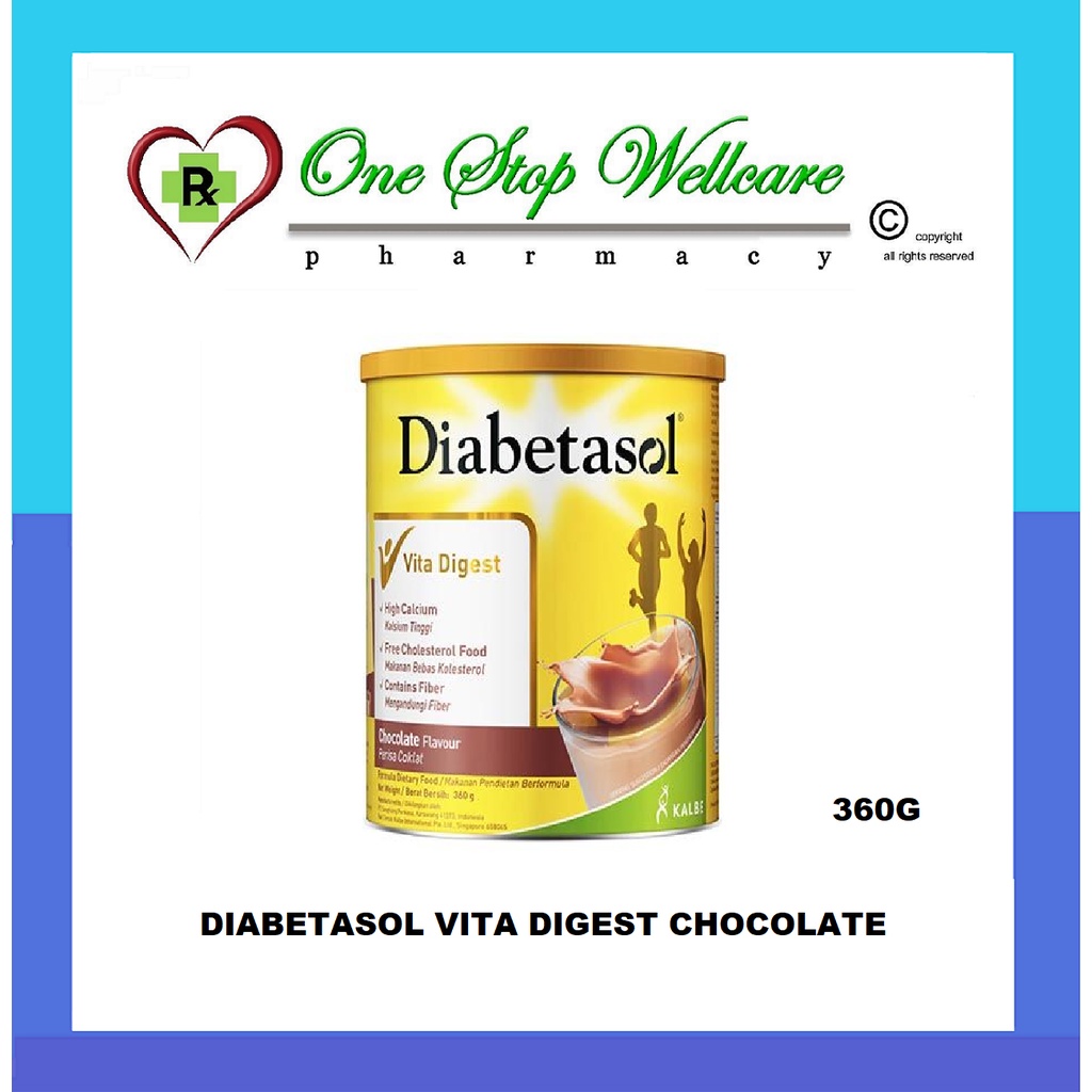 DIABETASOL VITA DIGEST 10 SACHETS X 60G 360G 800G CAPPUCCINO