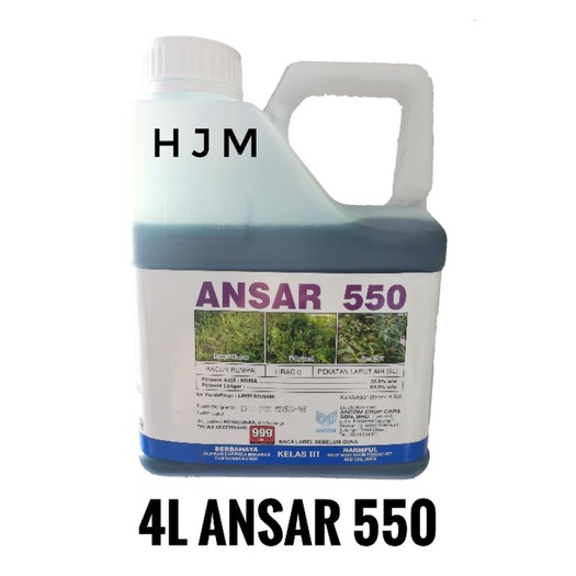 ANSAR 550 4L MSMA Racun Rumput Sentuhan Racun Rumput Degil Racun