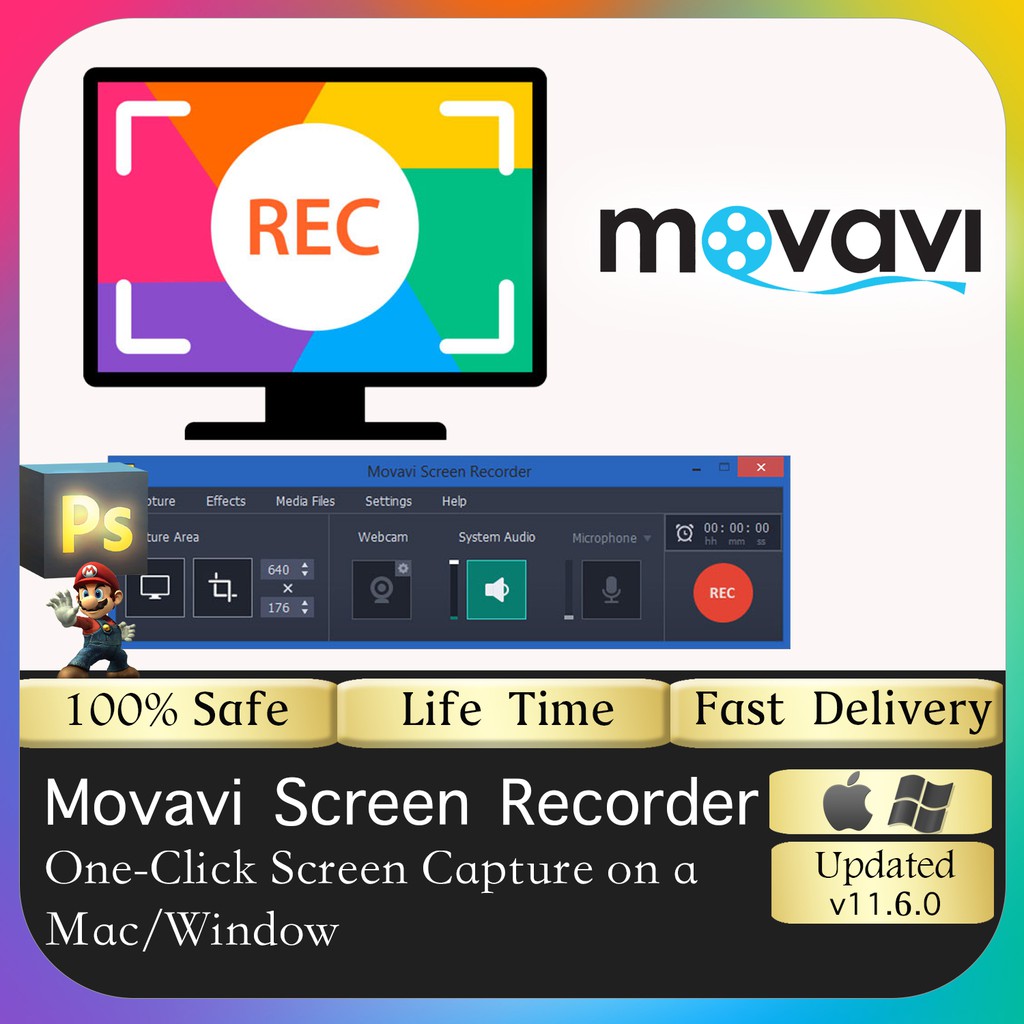 Movavi Screen Recorder V Latest May Shopee Malaysia