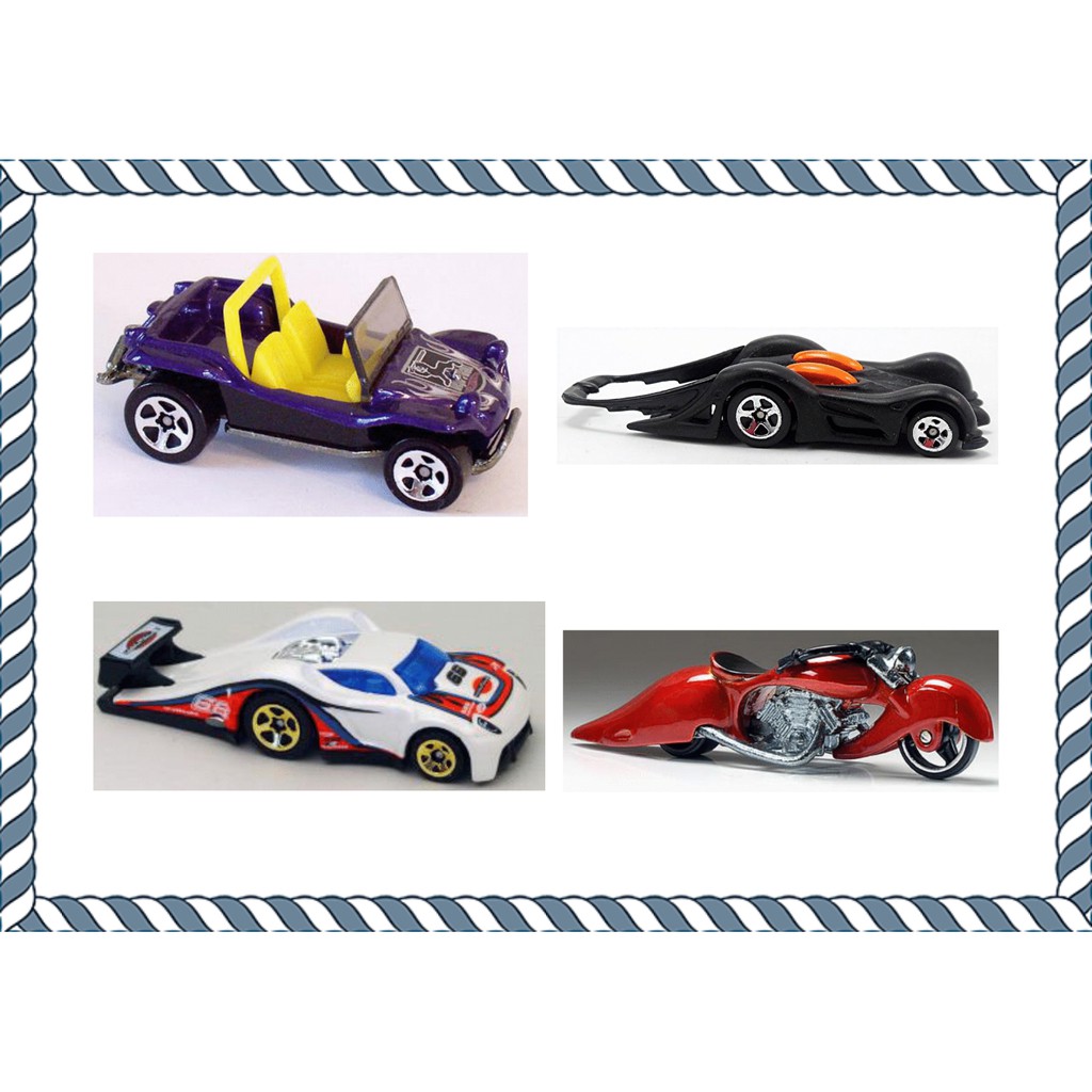 Hot Wheels Cars With Card Meyers Manx Crooze Batmobile Crooze Wail Tail