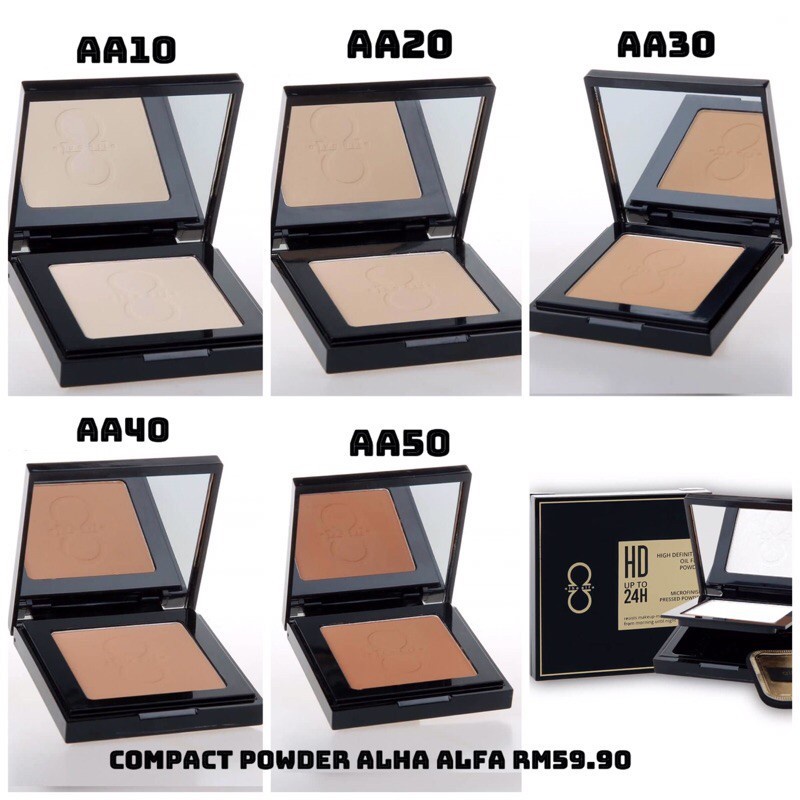 ALHA ALFA ROYAL PROPOLIS COMPACT POWDER AYDA JEBAT COMPACT CUSHION