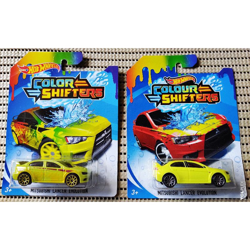 Hot Wheels Lot Of Mitsubishi Lancer Evolution Colour Shifter Shopee Malaysia