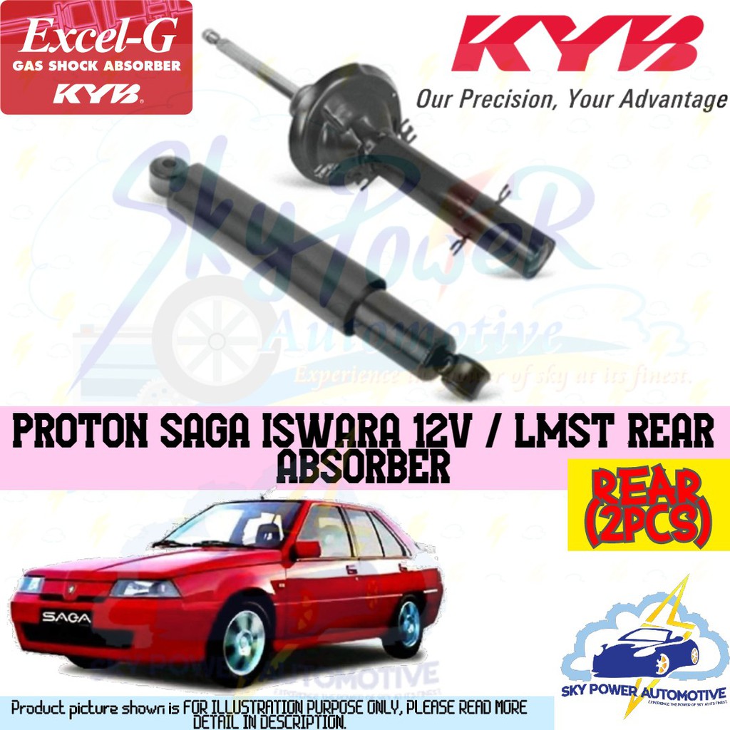 Proton Saga Iswara V Lmst Kayaba Kyb Excel G Gas Shock Absorber