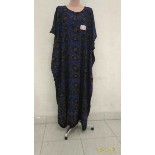 UNGU Negligee Jumbo LD Bats Batik Kencana Purple Print Super Label Blue