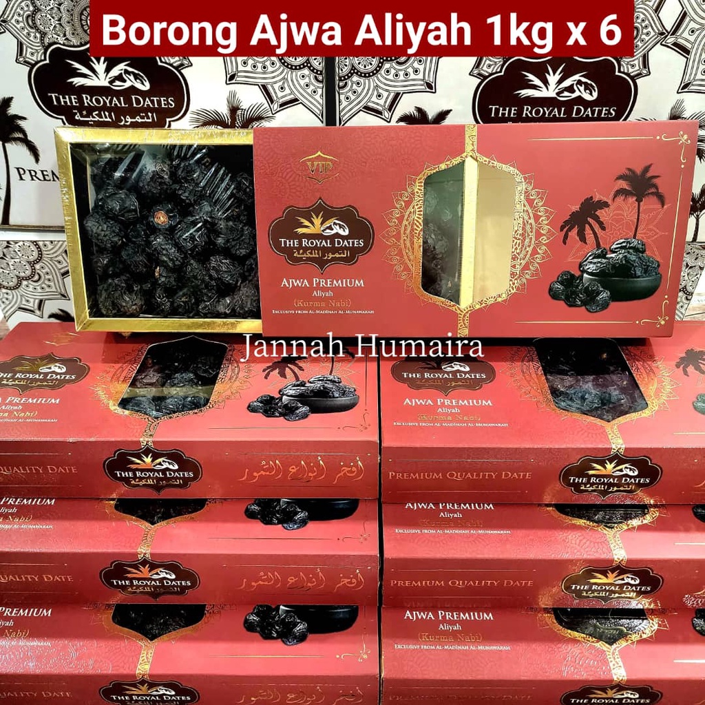 New Borong Kg Royal Kurma Ajwa Aliyah Madinah Premium Dates L