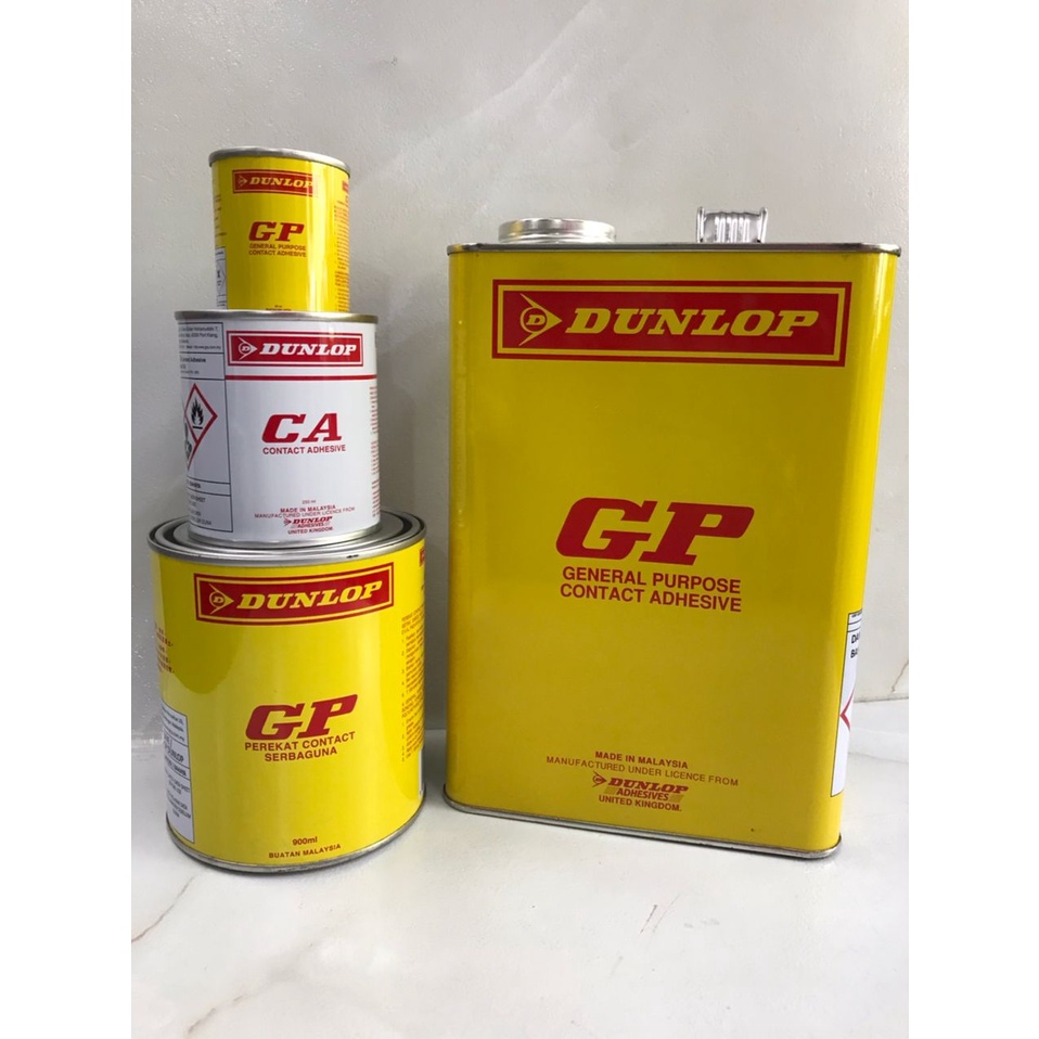 100 Original DUNLOP GP CA GENERAL All Purpose Contact Adhesive Glue