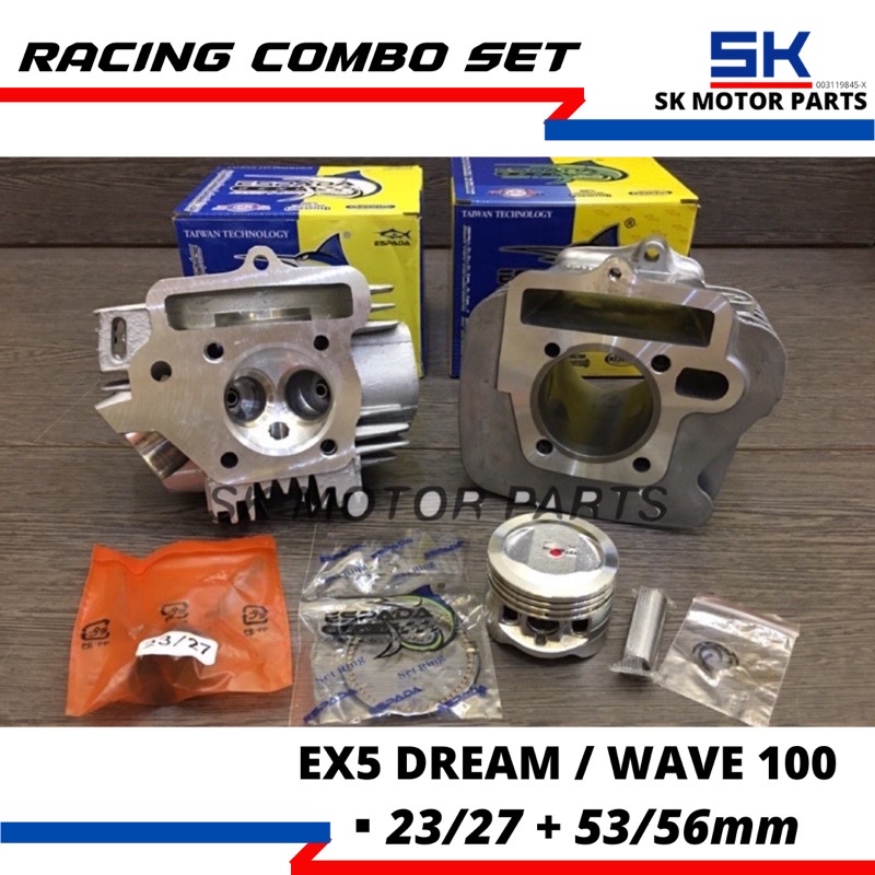 Block Head Racing Ex Dream Mm Espada Combo Set Blok Ex Wave