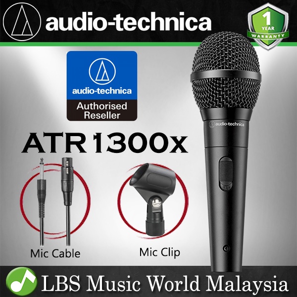 Audio Technica Atr X Unidirectional Dynamic Vocal Microphone Or