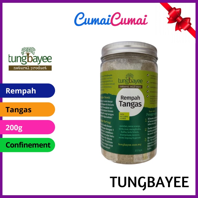 Tungbayee Rempah Herba Tangas Set Ibu Berpantang 200g Shopee Malaysia