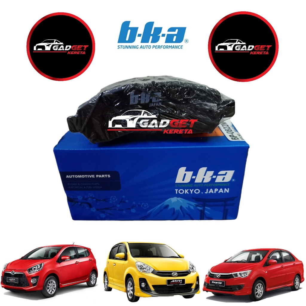 Bka Japan Brake Pad Perodua Bezza Myvi Lagi Best Axia Front Depan