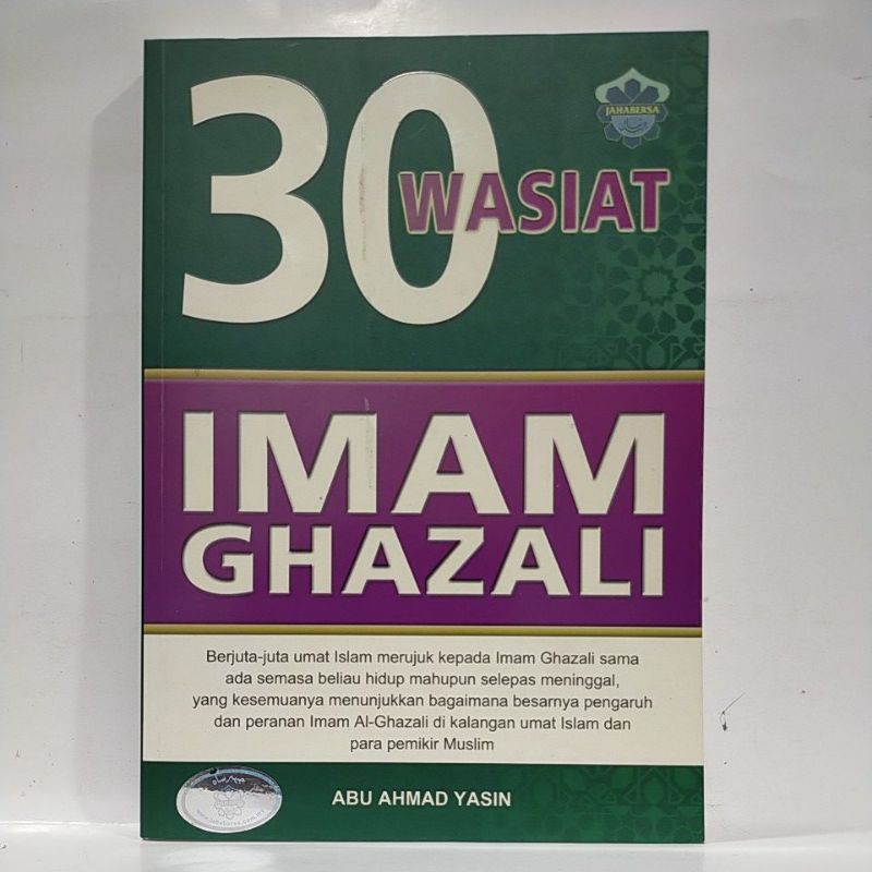 30 Wasiat Imam Ghazali Abu Ahmad Yasin Shopee Malaysia