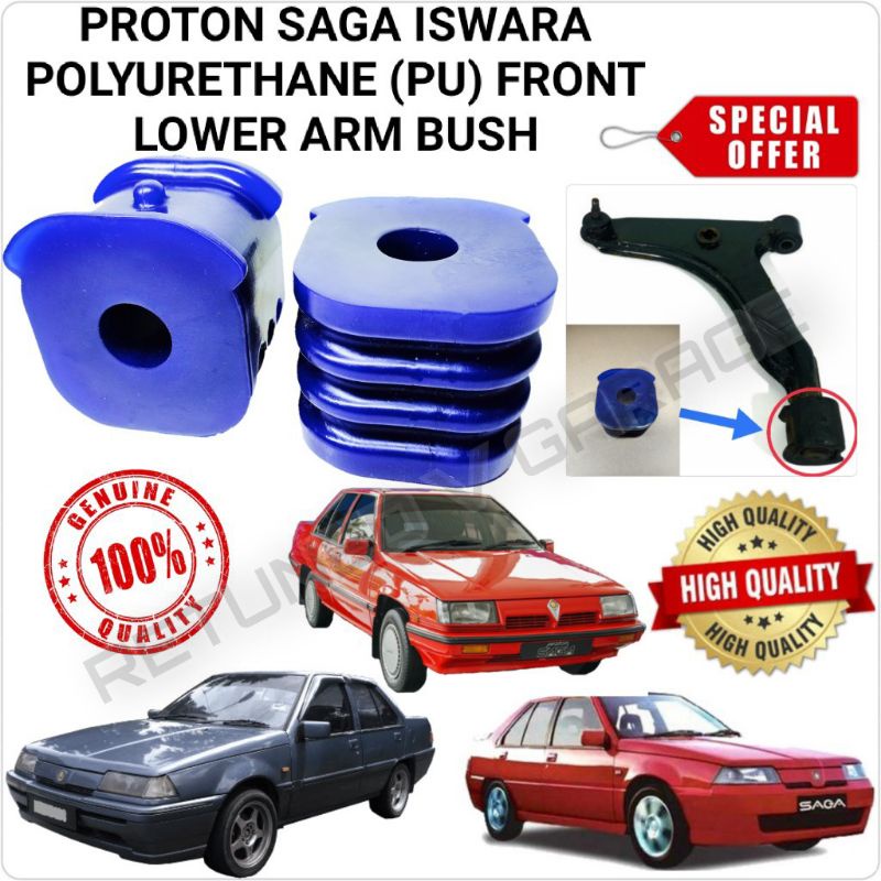 Proton Saga Iswara Lmst Lmss Polyurethane Pu Front Lower Arm Bush