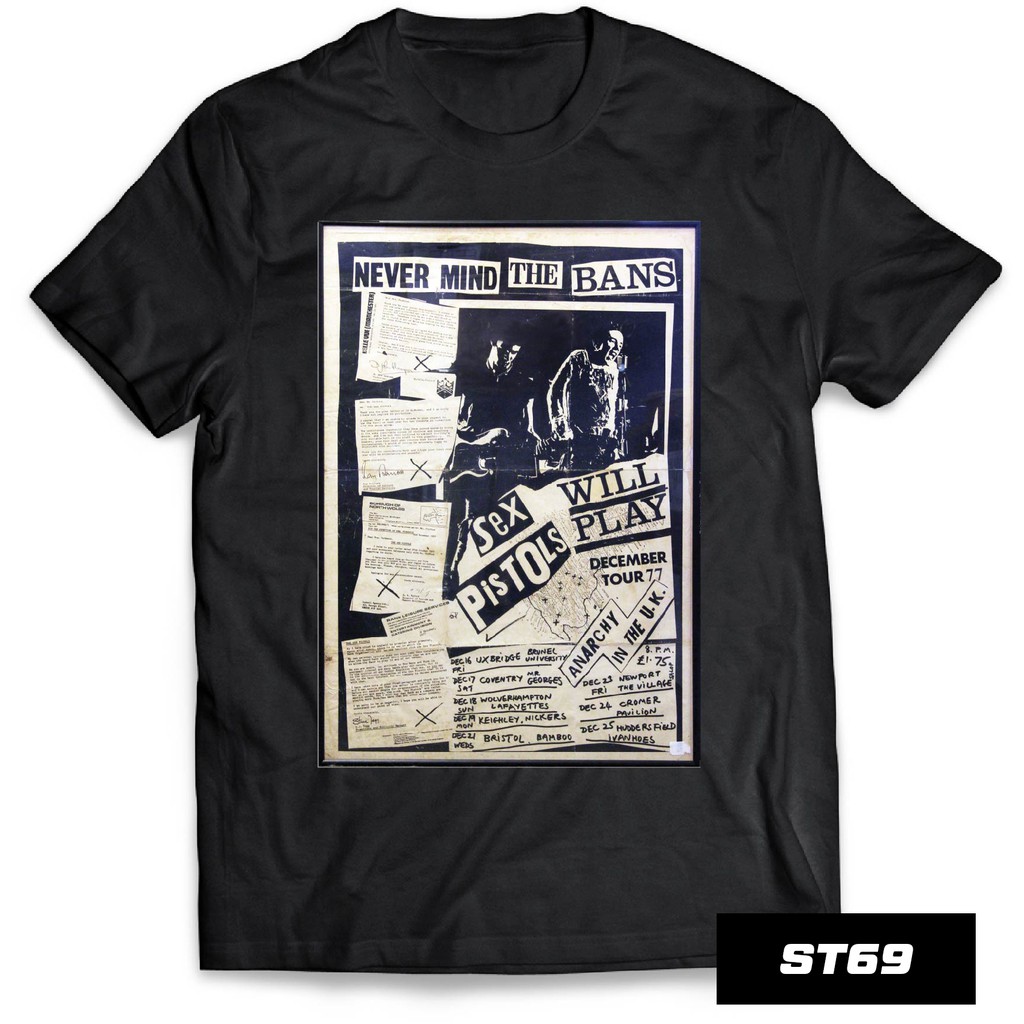 Sex Pistols Tshirt ST69 Shopee Malaysia