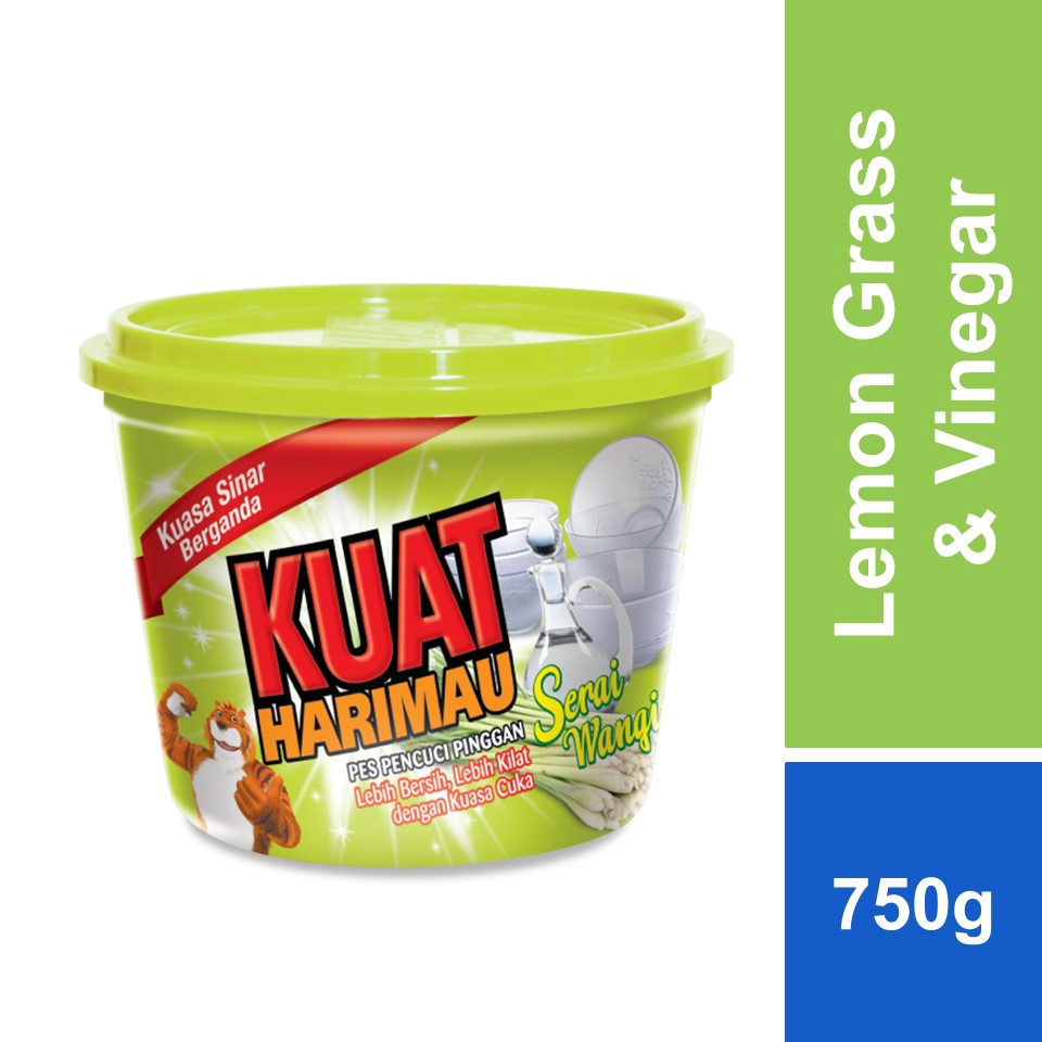 Kuat Harimau Dishwashing Paste Lemongrass Vinegar G Shopee Malaysia