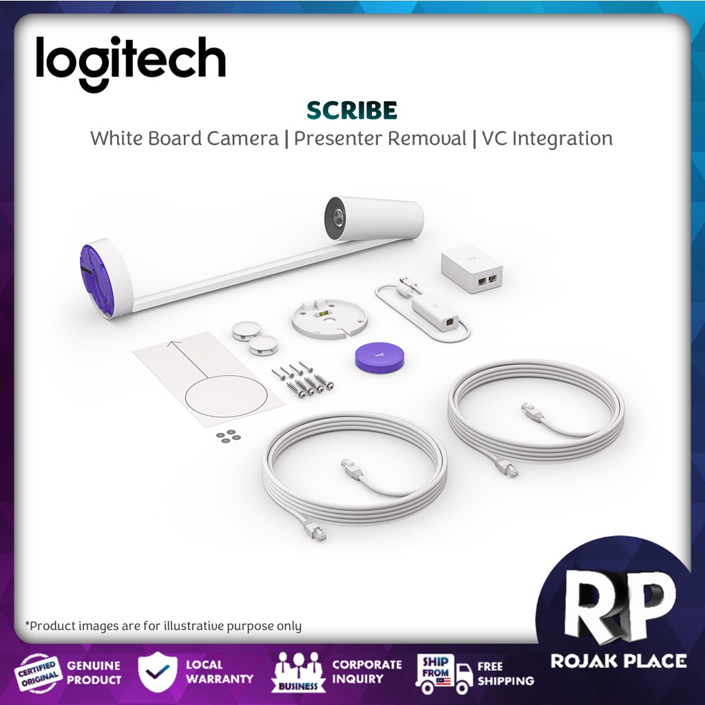 Logitech Scribe Digital Whiteboard Camera For Video Collaboration