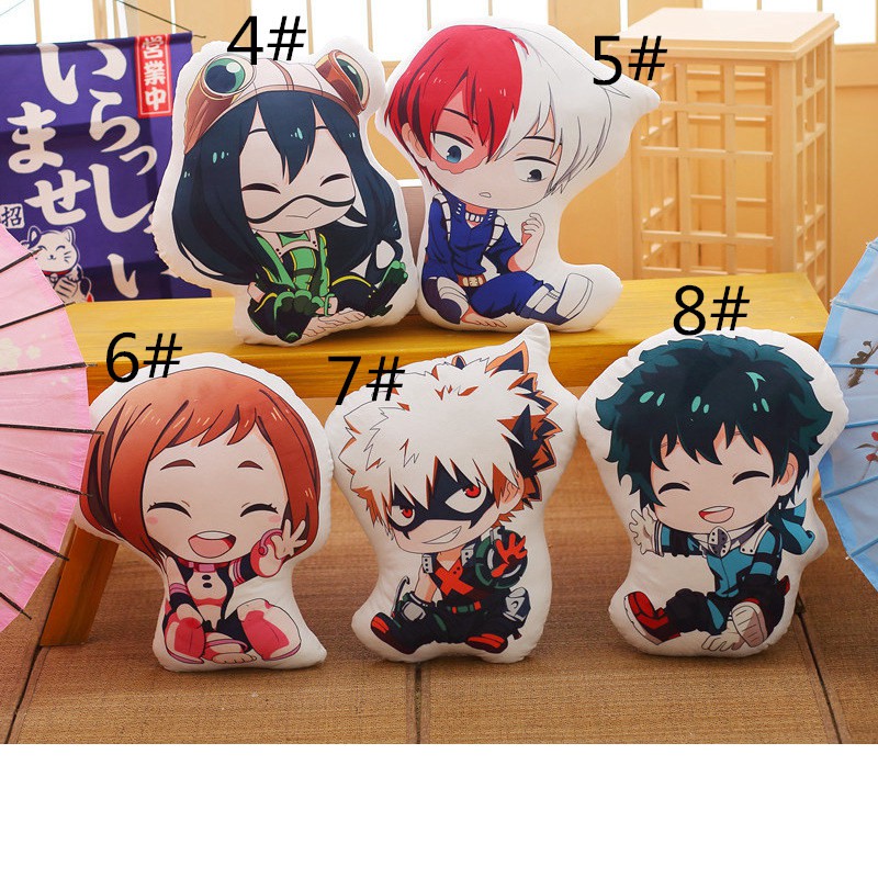 Lovely Cartoon Anime Plush Toys Bakugou Katsuki Todoroki Shoto Midoriya