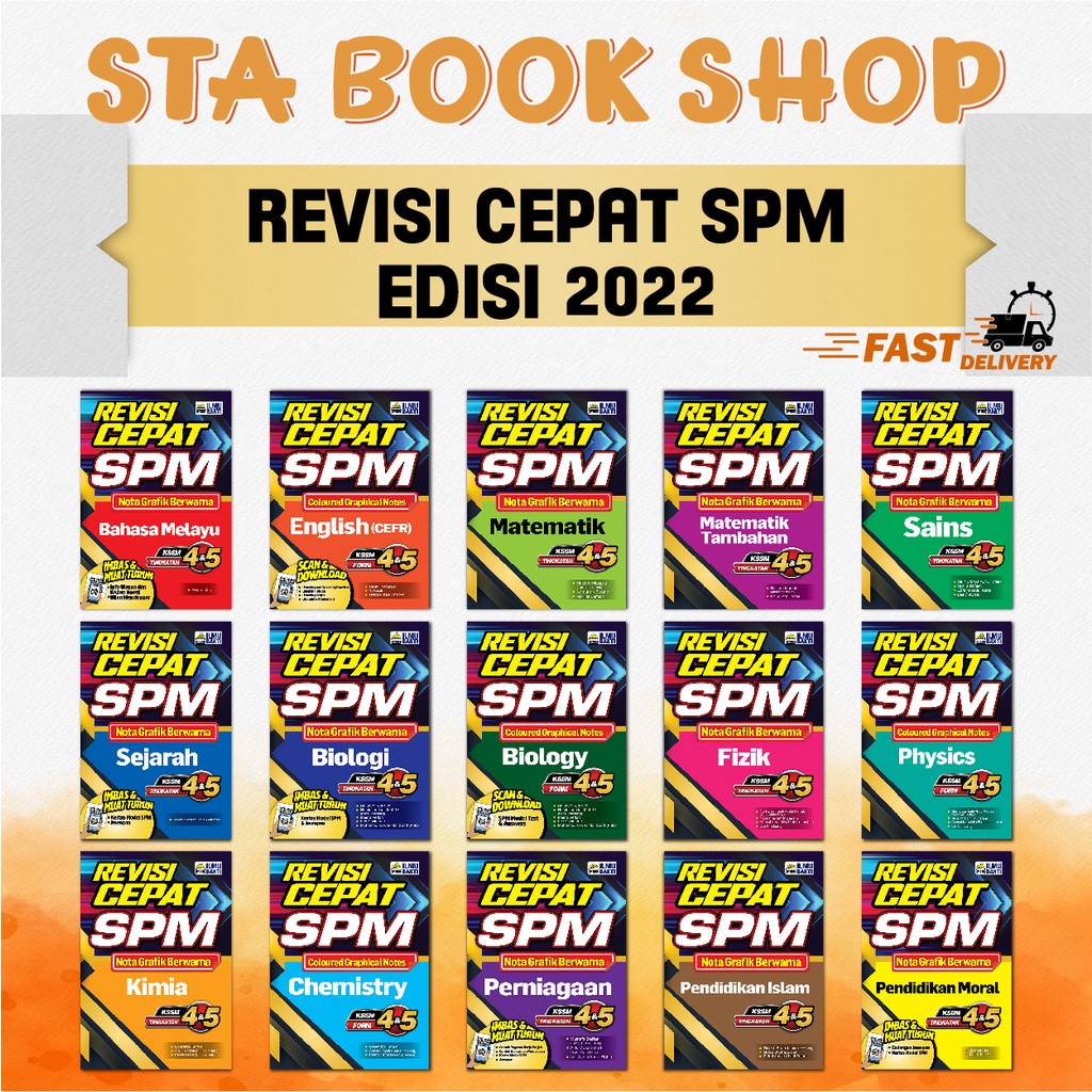 STA BUKU RUJUKAN REVISI CEPAT SPM KSSM TINGKATAN 4 5 2022 NOTA