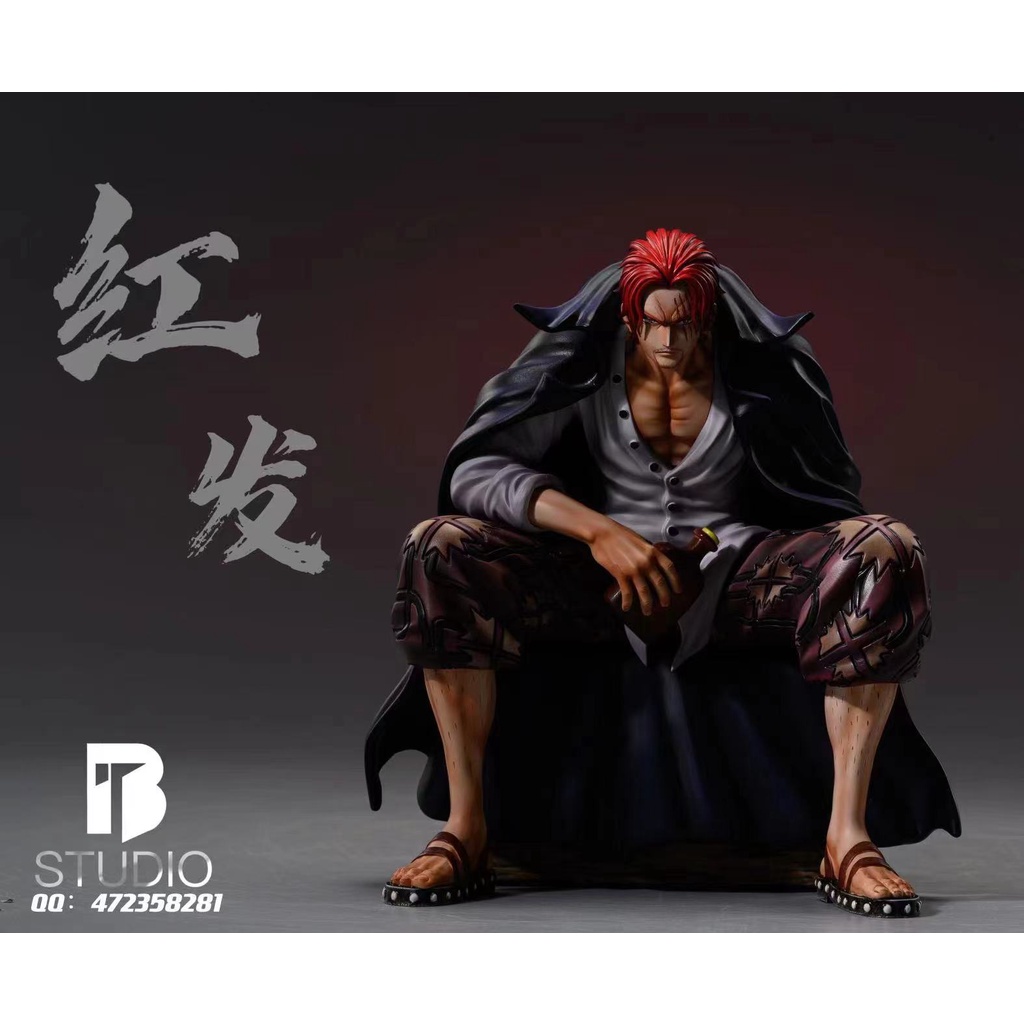 Bt Studios One Piece Pop Scale Shanks One Piece Gk Resin Anime Statue