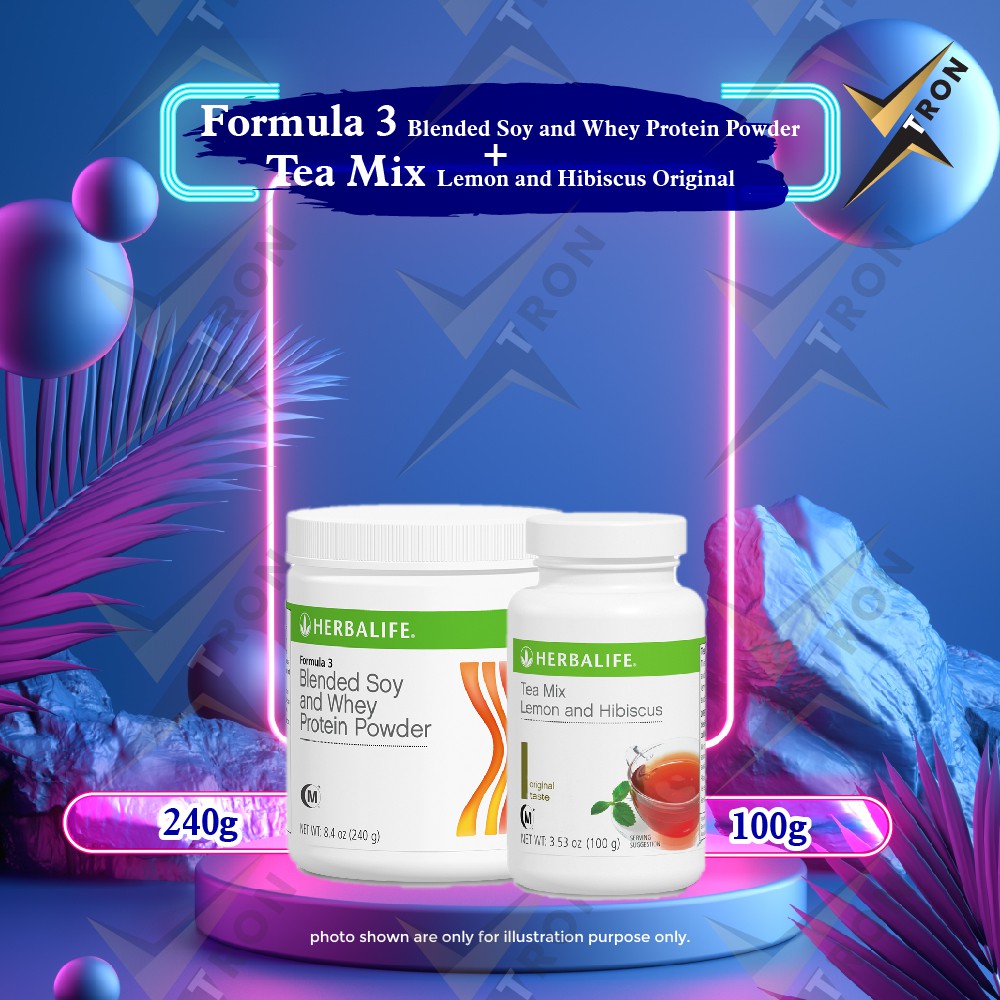 Herbalife Formula 3 Blended Soy And Whey Protein Powder 240g