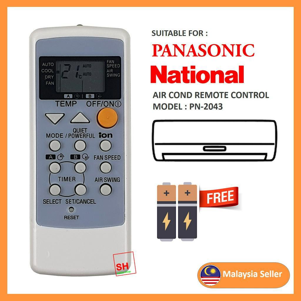 Replacement Panasonic National Aircond Air Cond Air Conditioner Remote