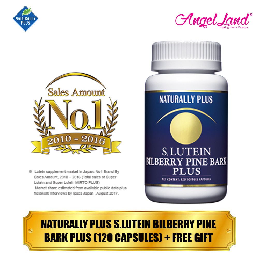 Naturally Plus Super Lutein S Lutein Bilberry Pine Bark Plus