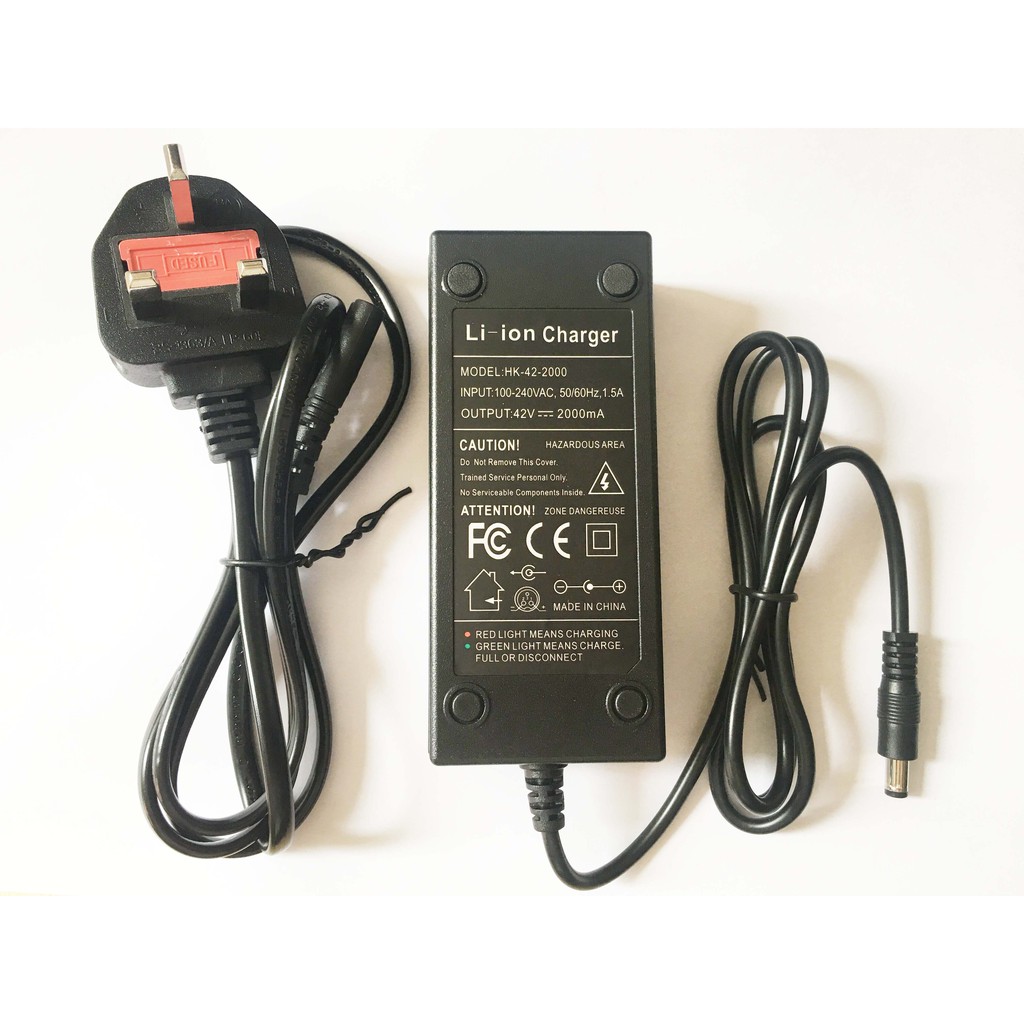 1PCS 36V Battery Charger Output 42V 2A Charger Input 100 240 VAC