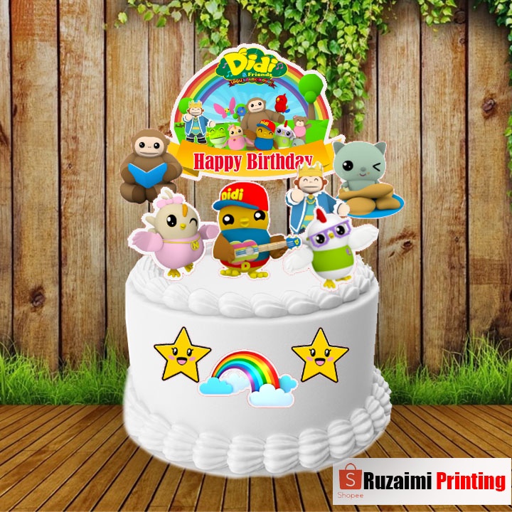 Didi Friend Cake Topper Shopee Malaysia