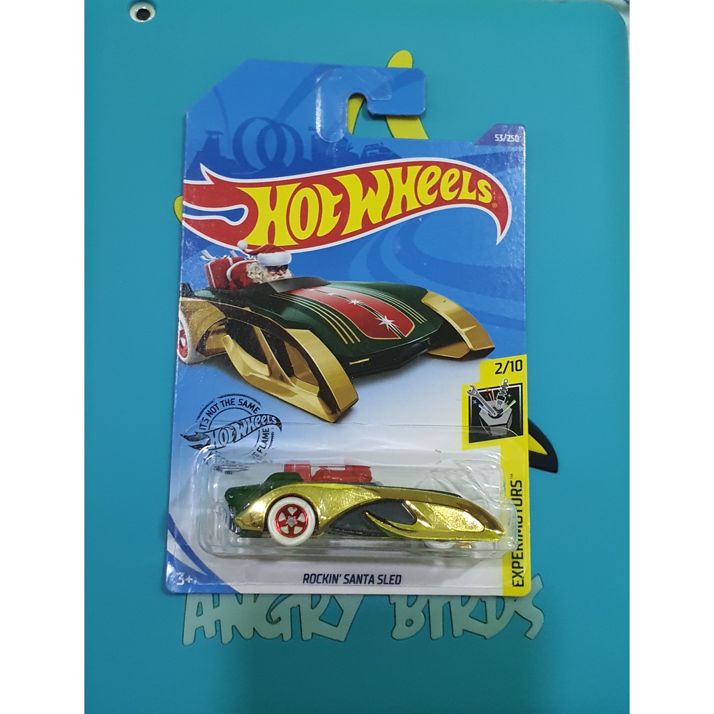 HOT WHEELS ROCKIN SANTA SLED GOLD COLOR Shopee Malaysia