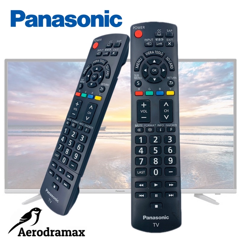 Panasonic Lcd Tv Remote Control N Qayb Original Shopee Malaysia