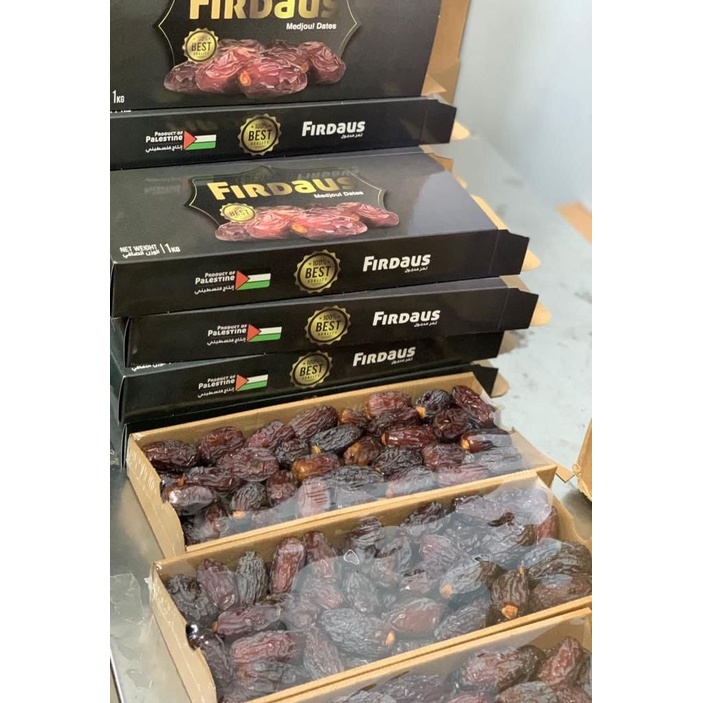 Dates Medjool Kurma Medjoul Palestin Jumbo Premium Makanan