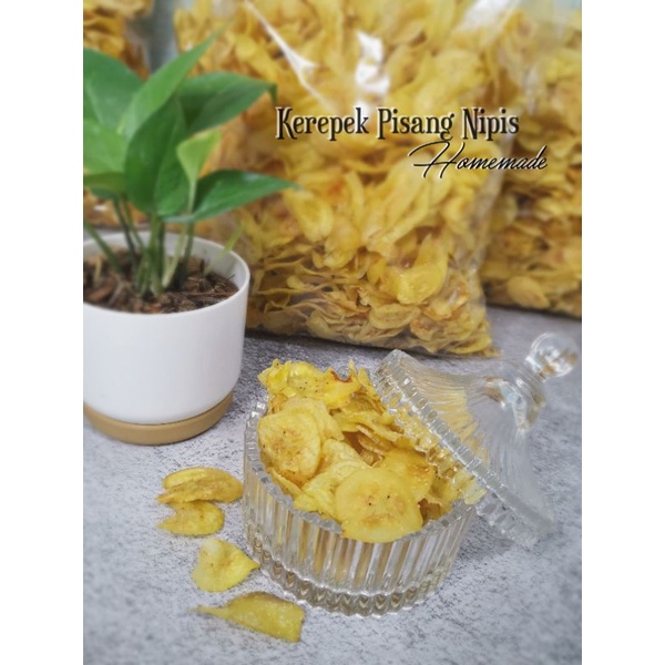 Kerepek Pisang Nipis Homemade Berangan Tanduk 500g 450g Shopee