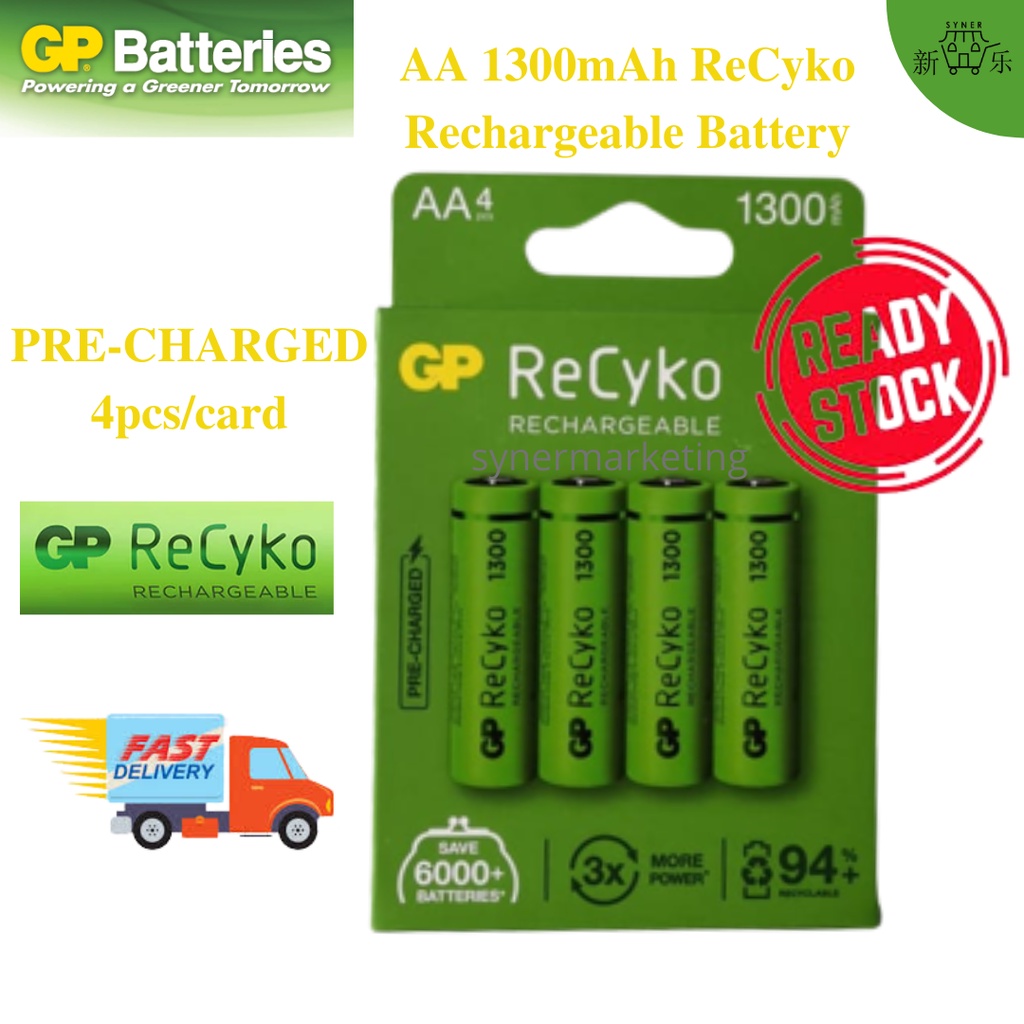 Original Gp Recyko Aa Mah Rechargeable Battery Battery Pack