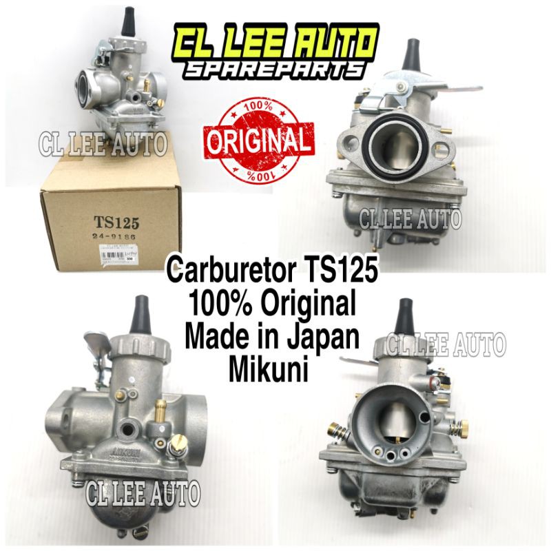 CARBURETOR TS125 TS100 100 ORIGINAL MIKUNI MADE IN JAPAN Shopee Malaysia