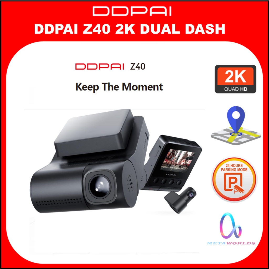 Ddpai Z Dual Dash Cam Recorder Gps And Non Gps Year Warranty