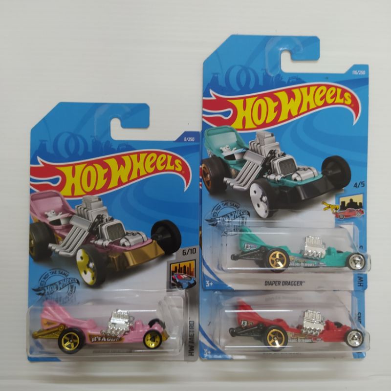 Hot Wheels Diaper Dragger HW RIDE ONS HW METRO Shopee Malaysia