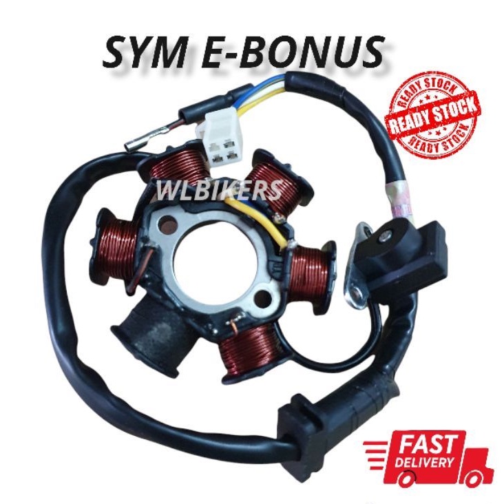 SYM E BONUS STATOR MAGNET FUEL COIL NEW STOCK Shopee Malaysia